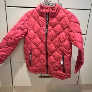 Hanna Andersson Bright Pink Quilted Puffer Jacket